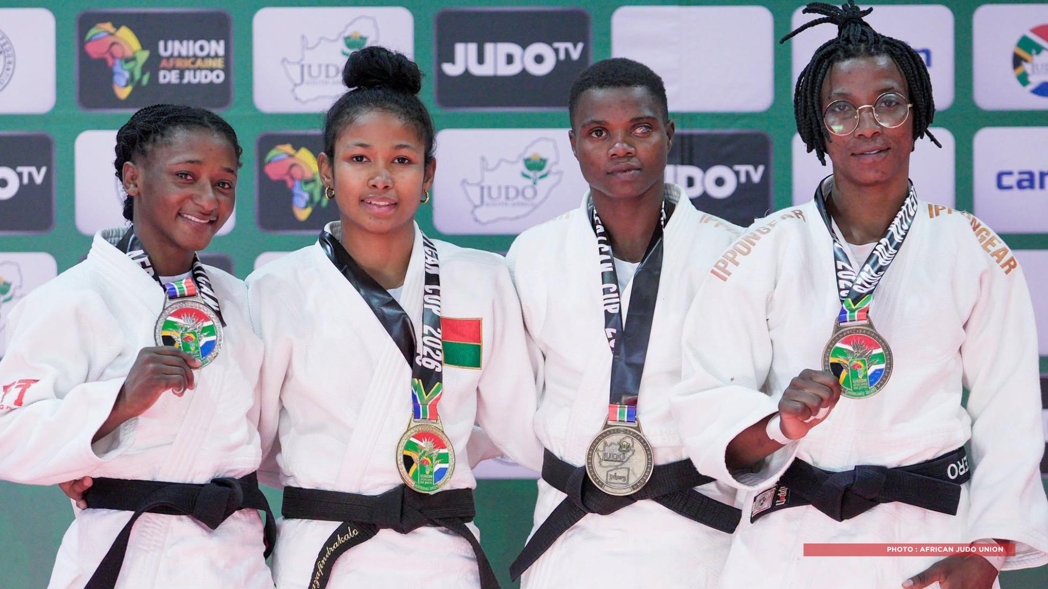 JUDO – Madagascar remporte deux médailles d’or à l’Open de Johannesburg, une médaille d’argent pour Laura Rasoanaivo