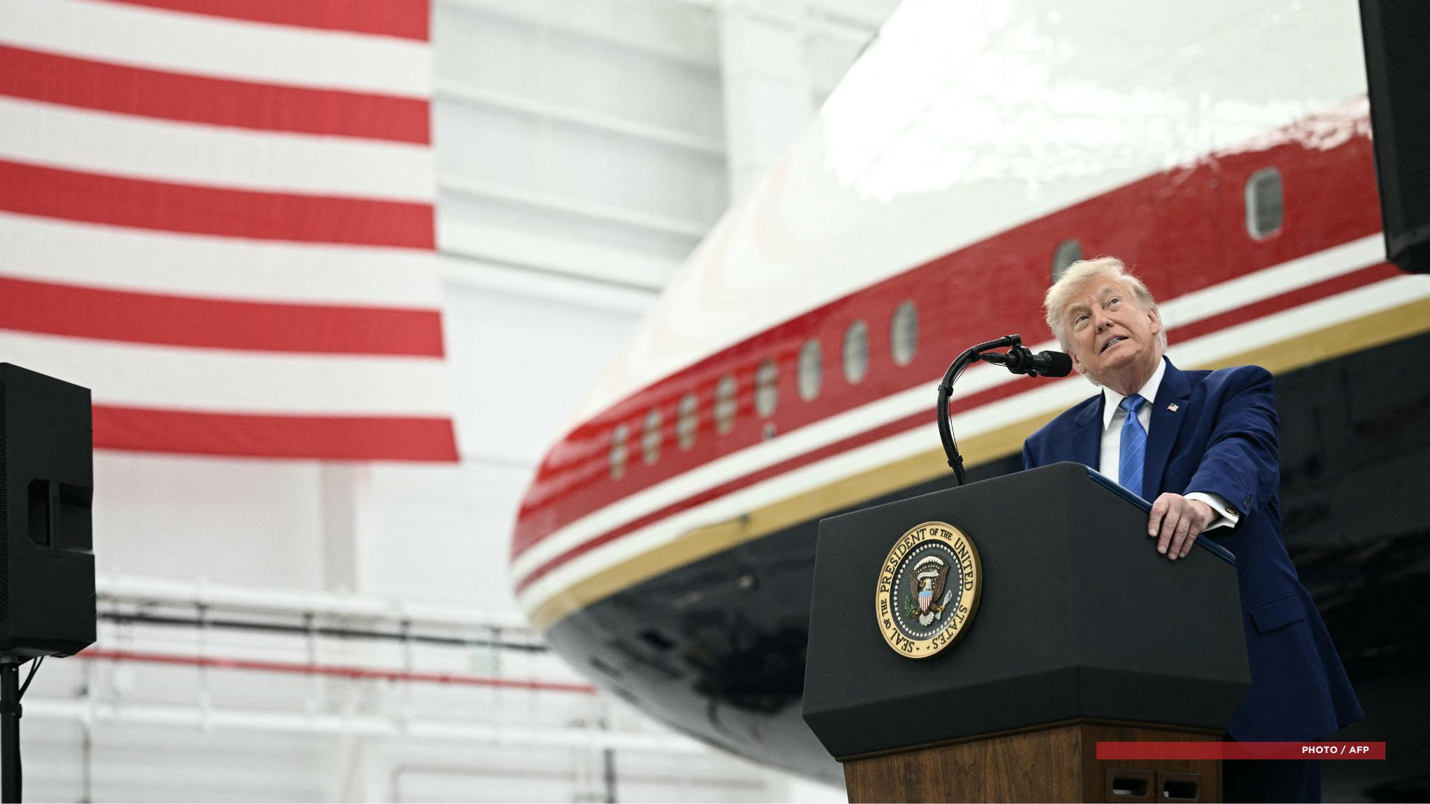 ETATS-UNIS – Donald Trump qualifie le nouvel Air Force One donné par le Qatar de “Maison Blanche volante”
