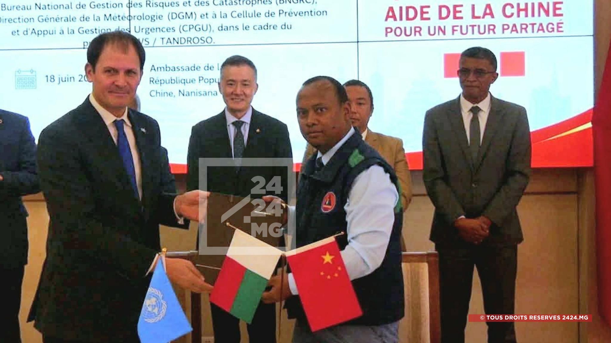 INTEMPÉRIES – Alliance entre la Chine et le Pnud pour moderniser le système d&rsquo;alerte précoce à Madagascar