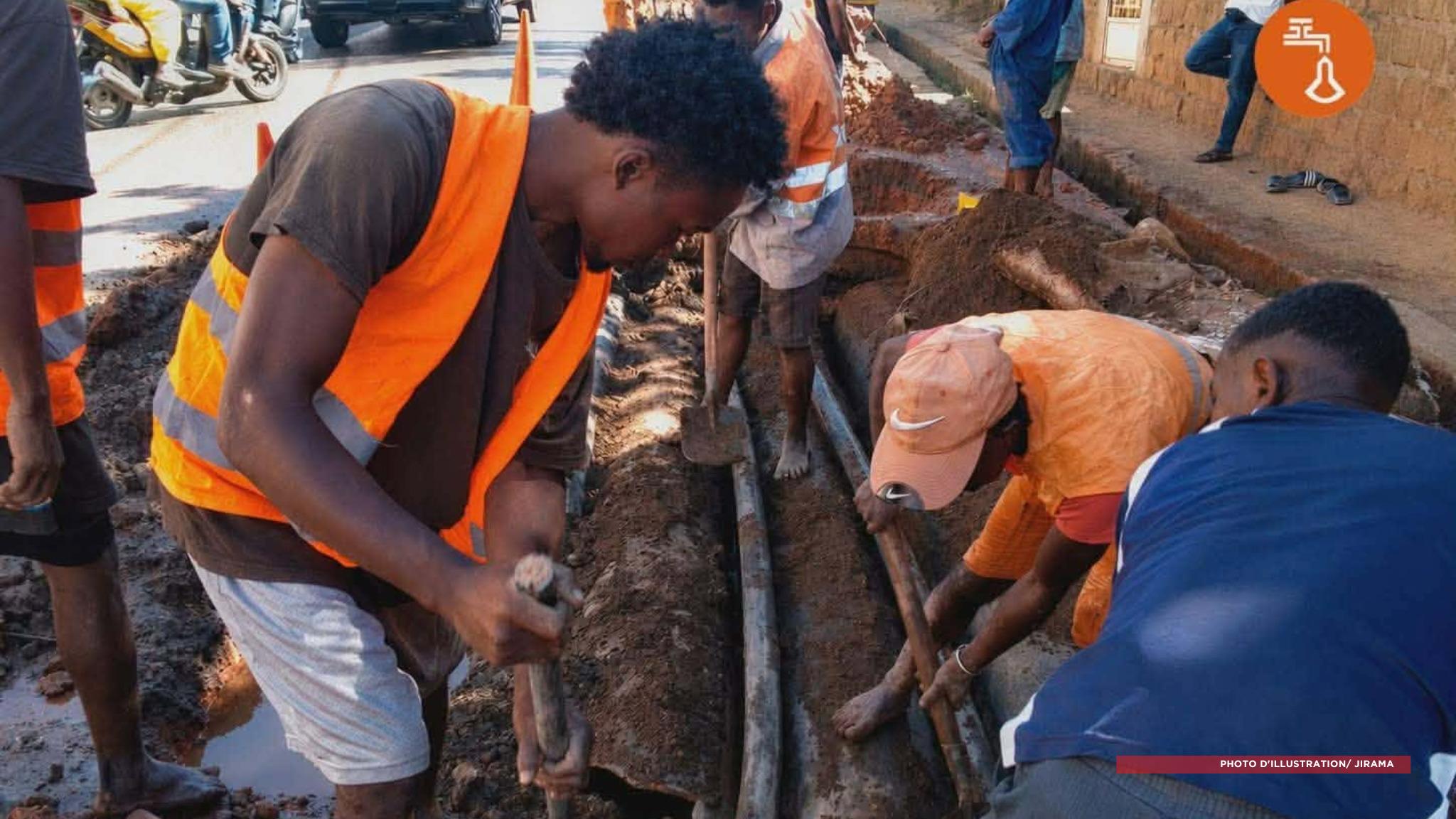 TRAVAUX DE LA JIRAMA – Trois jours de coupure de route à Ambohimiandra, et de coupure d’eau dans des quartiers du Nord et de l’Est d’Antananarivo