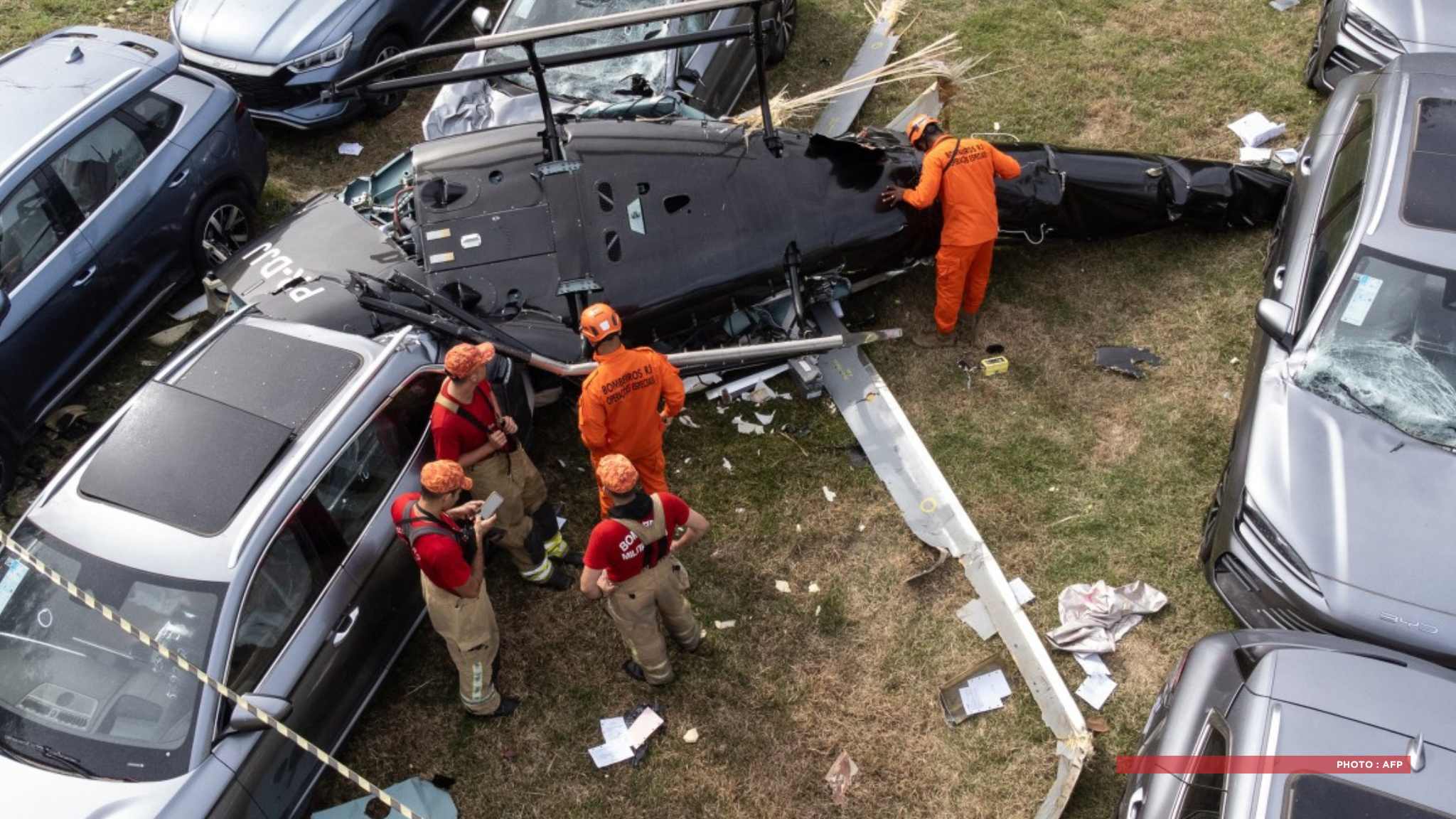 BRÉSIL – Six morts dans la collision de deux hélicoptères à Rio de Janeiro