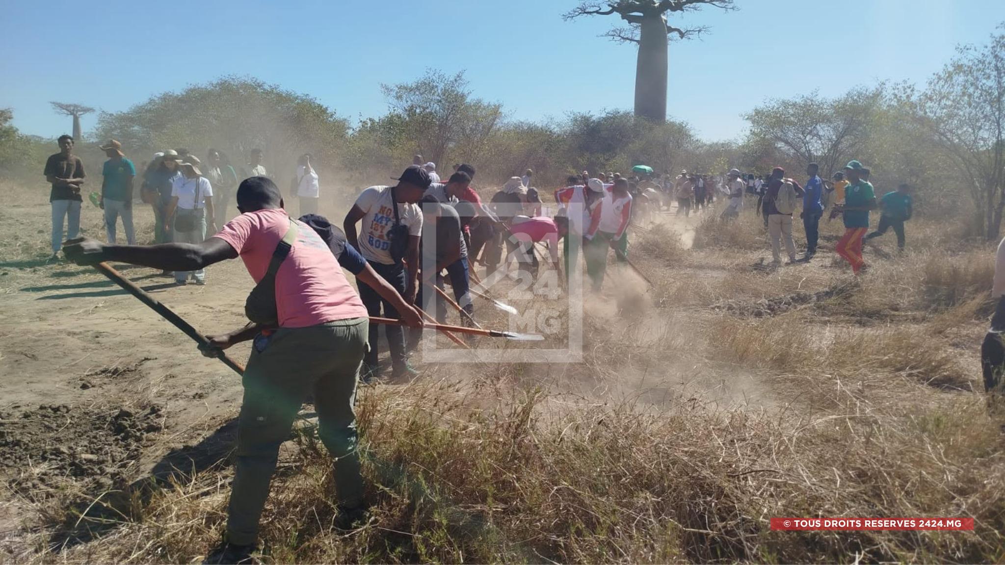 ENVIRONNEMENT – Des pares-feux accessibles en voiture pour renforcer la lutte contre les incendies dans l’aire protégée de l’Allée des Baobabs