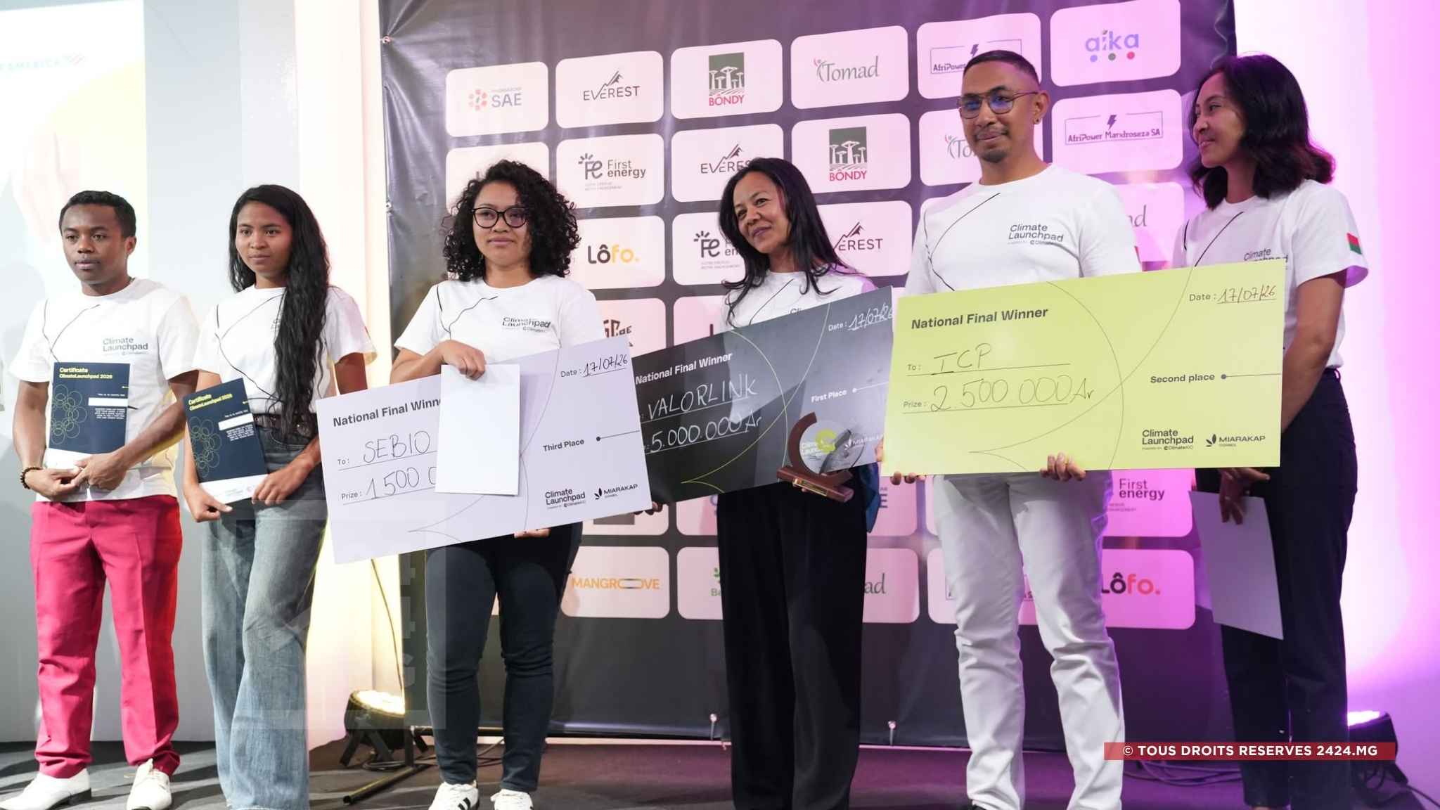 ENTREPRENEURIAT VERT – Madagascar désigne ses trois lauréats nationaux pour représenter au concours régional de ClimateLaunchpad