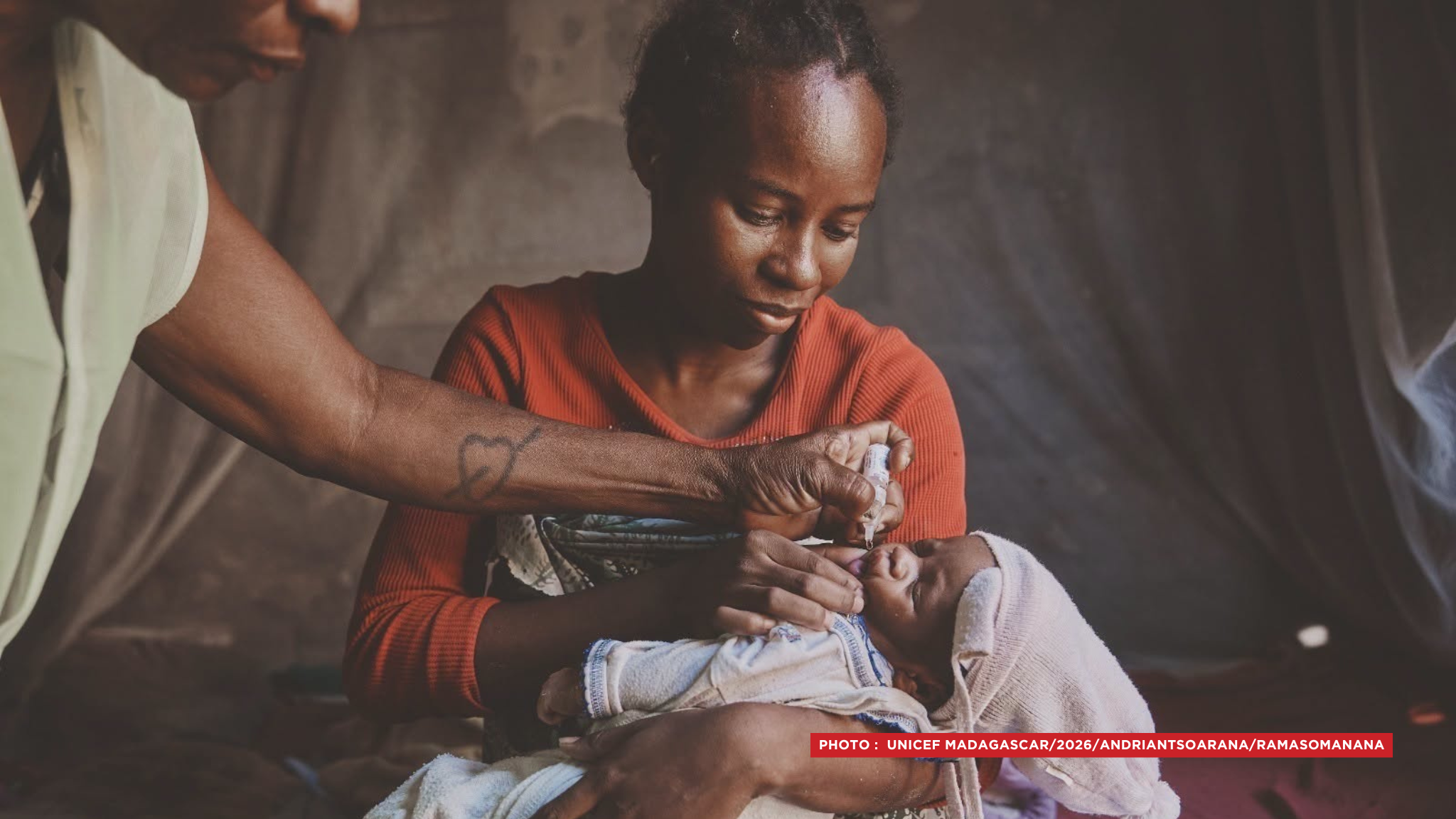 SANTÉ PUBLIQUE – Plus de 1,2 million d’enfants vaccinés contre la poliomyélite lors de la campagne de vaccination de masse menée dans cinq régions du Sud