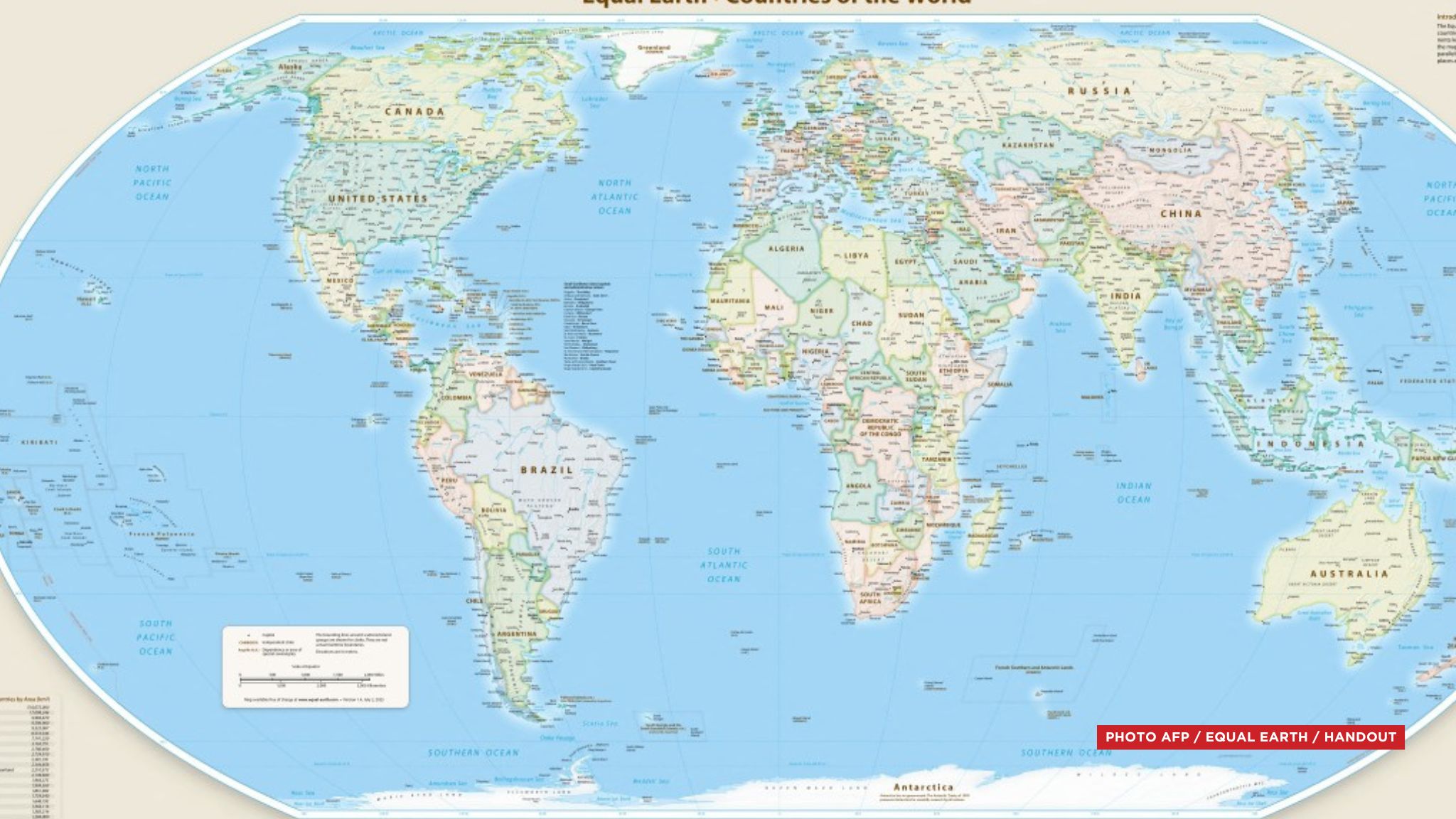 GÉOGRAPHIE – Une résolution portée par le Togo et l’Union africaine devant l’ONU veut corriger la représentation de l’Afrique sur les cartes du monde